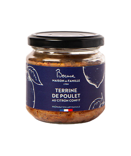 Terrine de poulet au citron confit