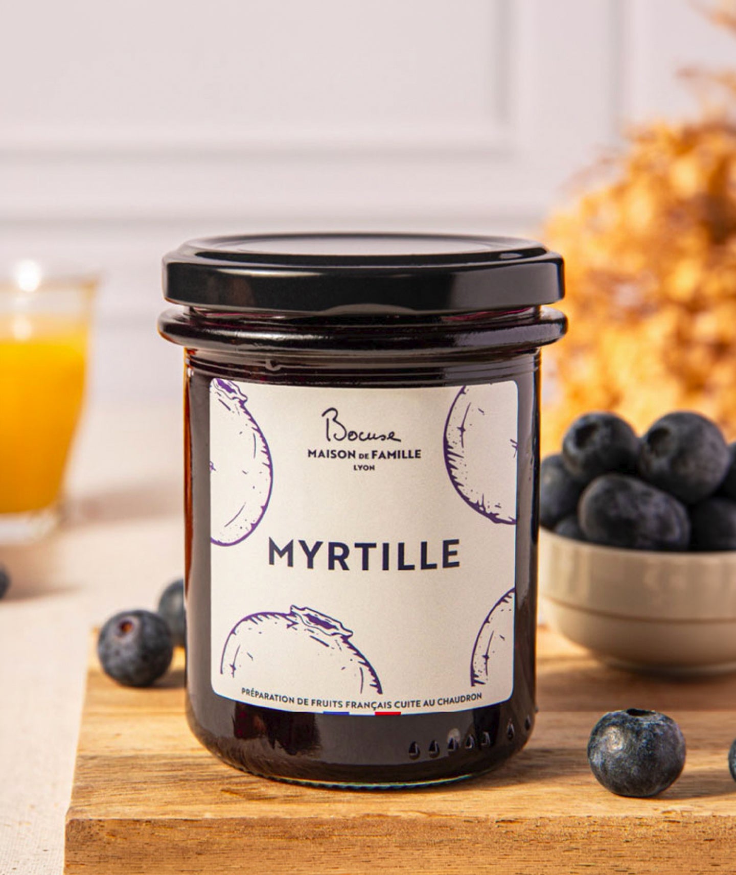 Préparation à base de myrtille