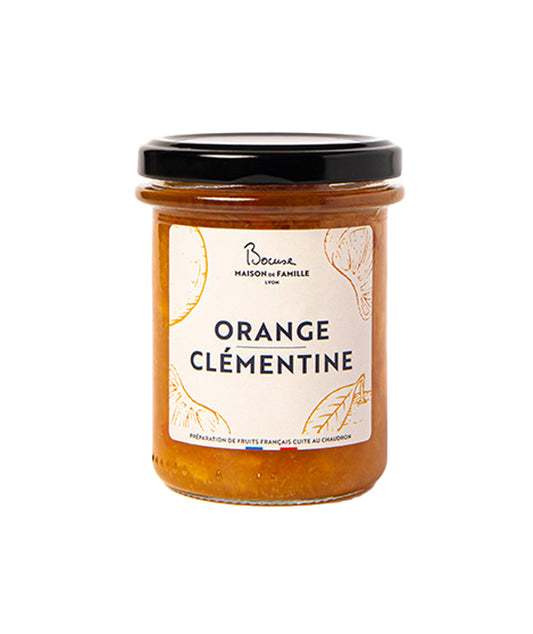 Préparation à base orange et clémentine