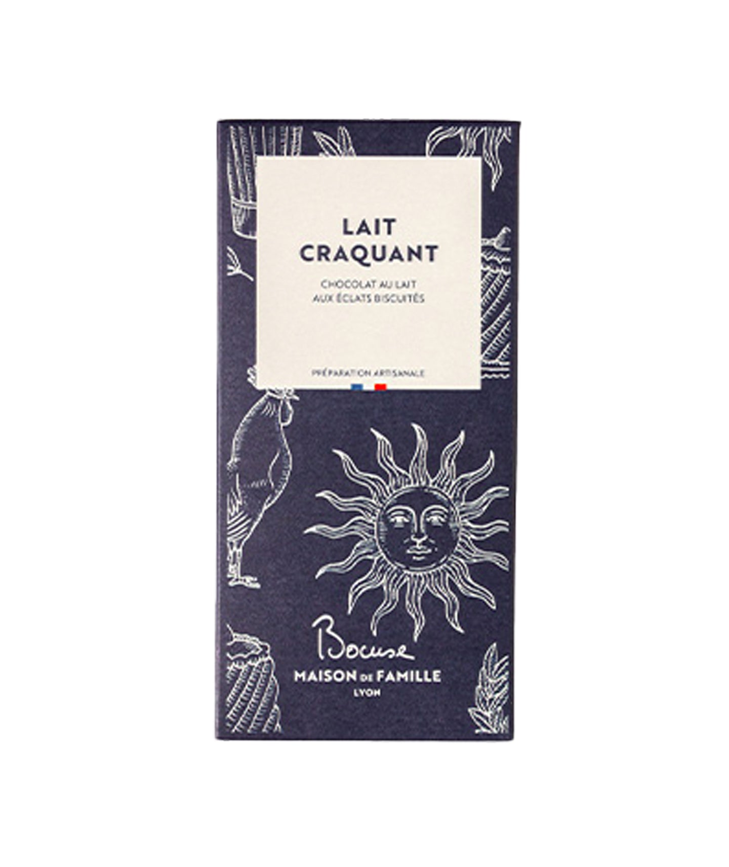 Tablette chocolat lait craquant