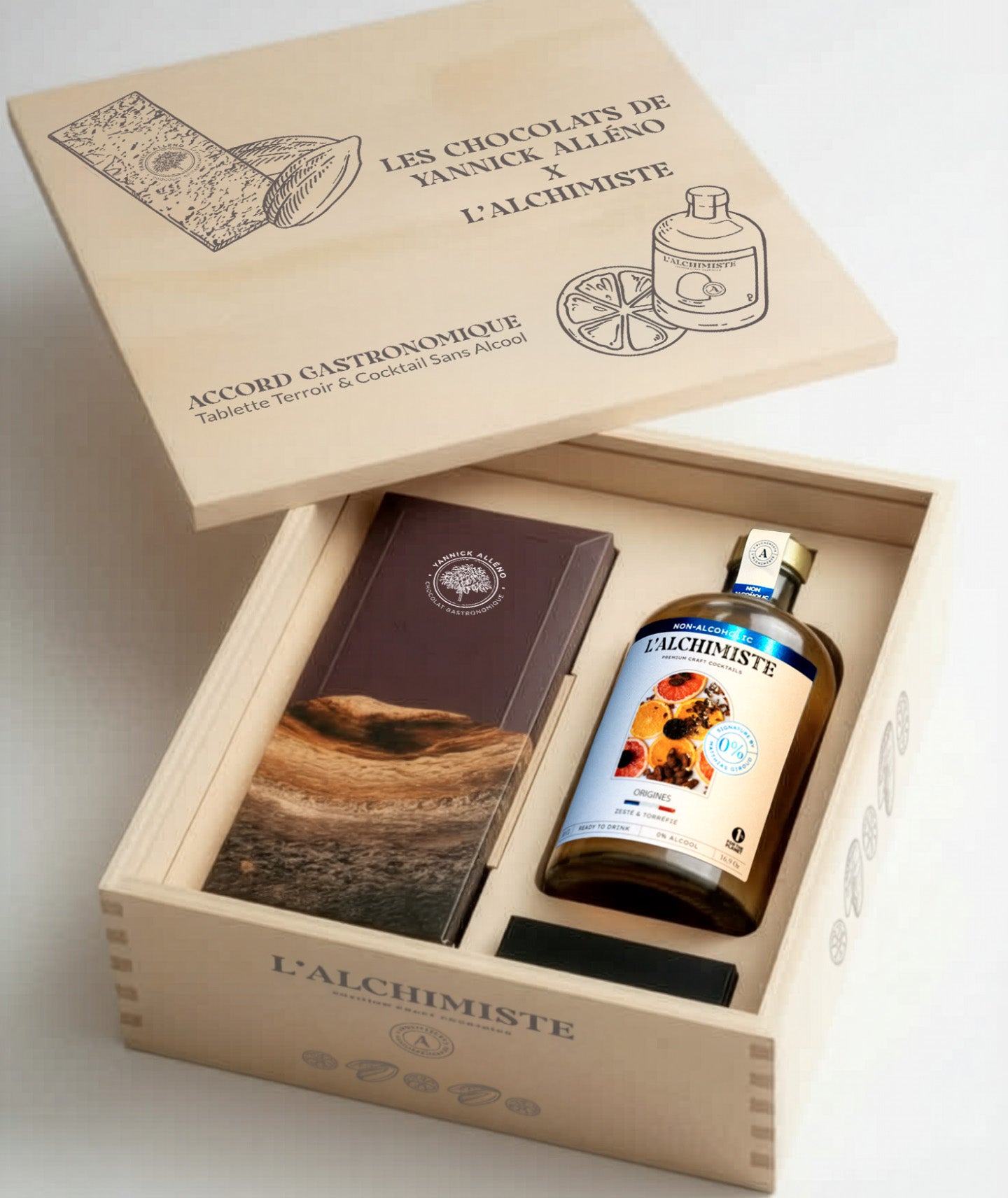 Coffret Terroir : Les Chocolats de Yannick Alléno x L'Alchimiste - Édition Limitée