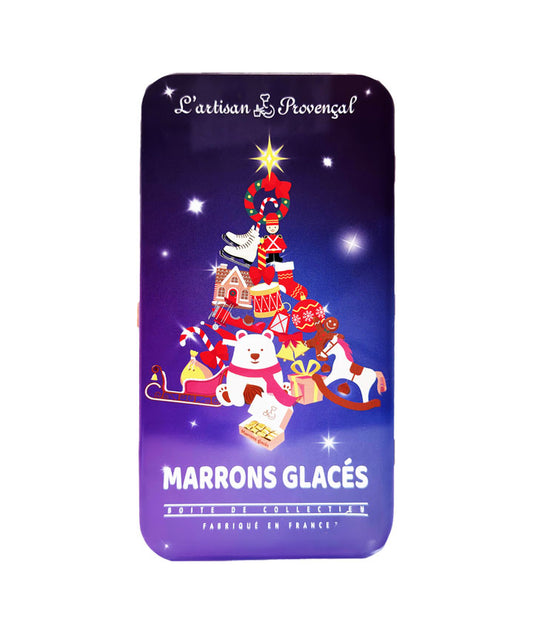 Coffret de 8 marrons glacés "Arbre de Noël"