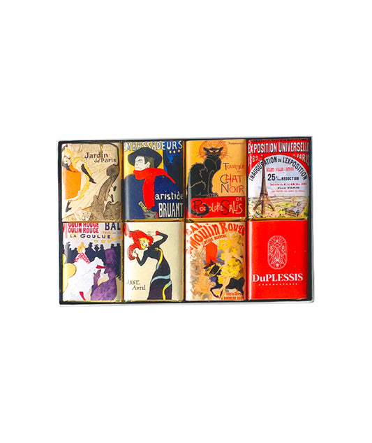 Napolitains lait affiches Montmartre - 8 chocolats