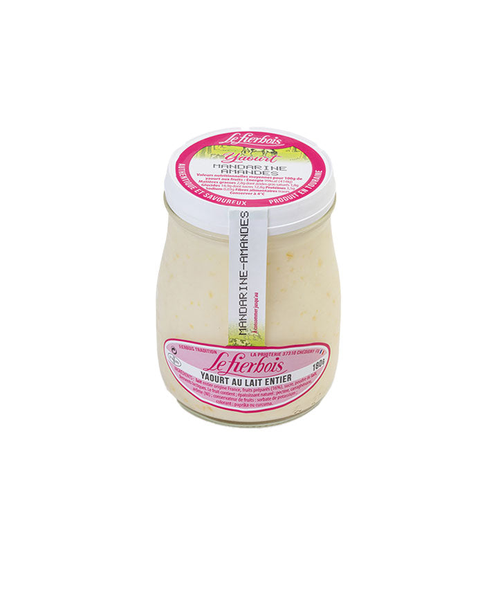 Yaourt mandarine et amande