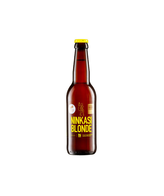 Ninkasi Blonde 33cl- Bière blonde vue face aux Galeries Lafayette Le Gourmet