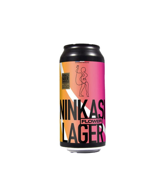 Ninkasi Flower Lager - Bière blonde vue face aux Galeries Lafayette Le Gourmet