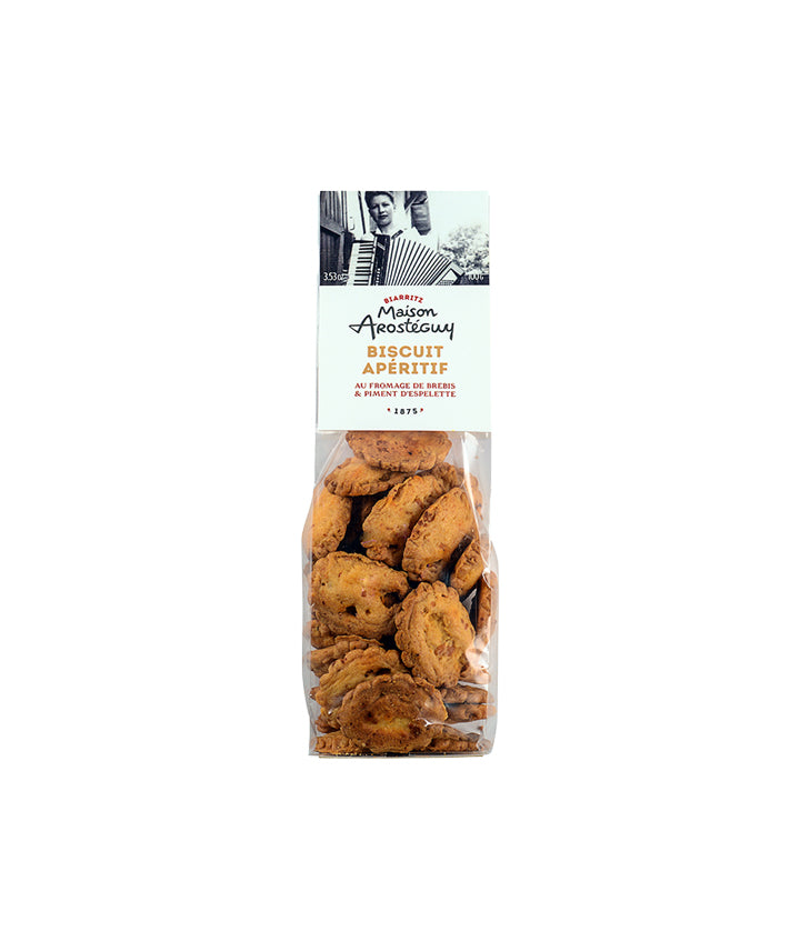 Biscuits apéritifs brebis et piment