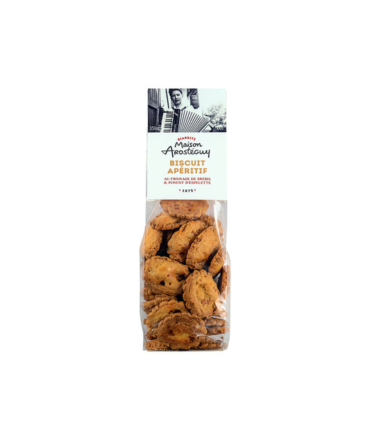 Biscuits apéritifs brebis et piment