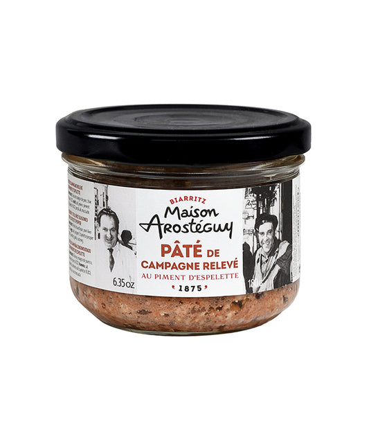Pâté de campagne relevé au piment d’Espelette