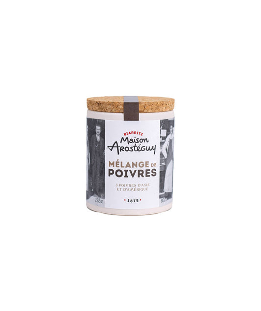 Mélange de 3 poivres noir et blanc