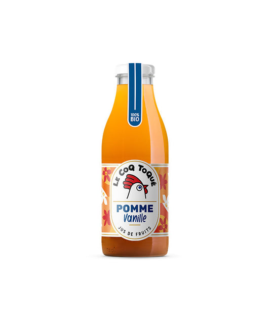 Jus de pomme vanille bourbon bio