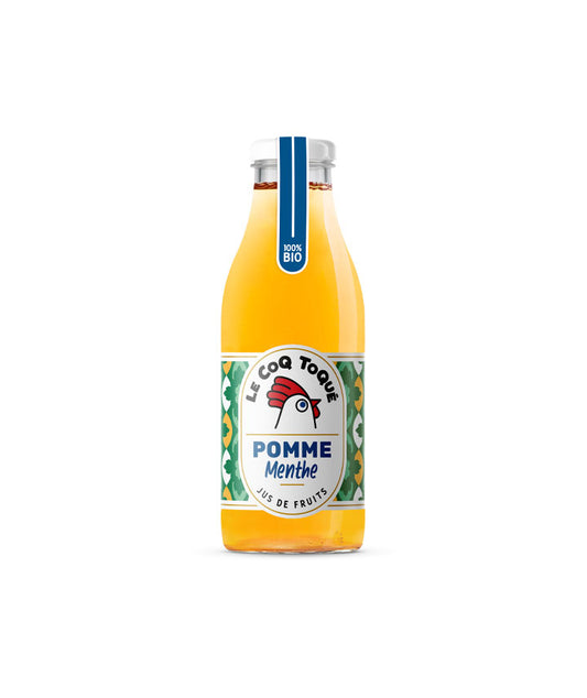 Jus de pomme menthe verte bio