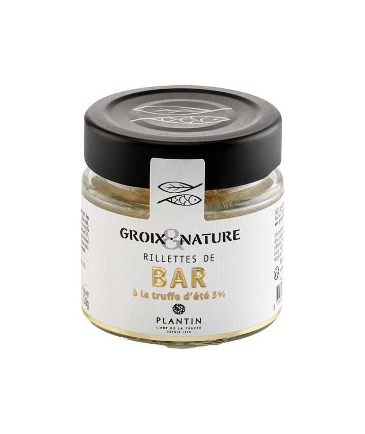 Rillettes de bar à la truffe