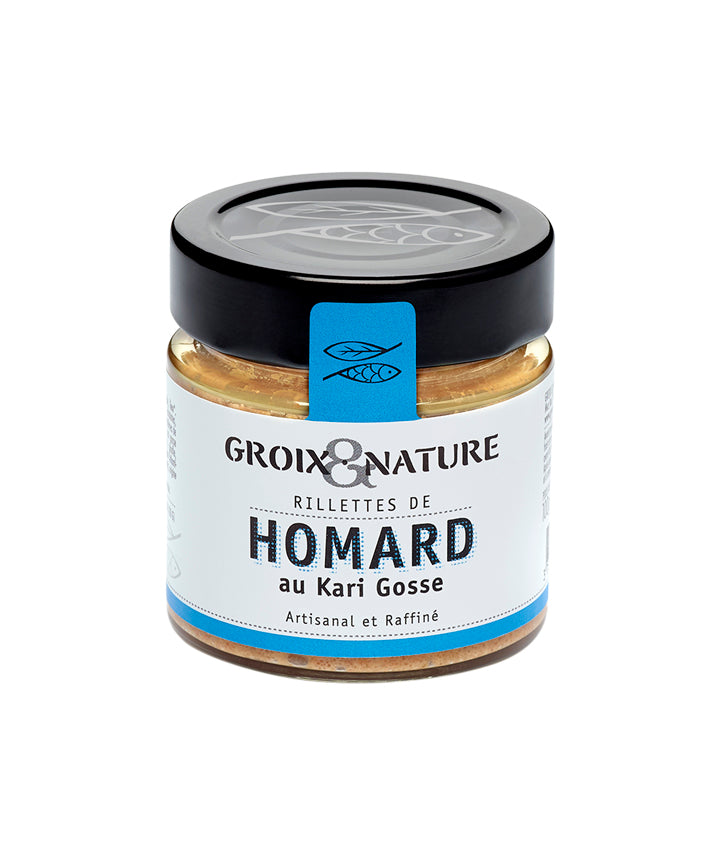 Rillettes de homard au kari gosse  - 100g