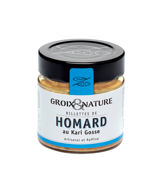 Rillettes de homard au kari gosse  - 100g