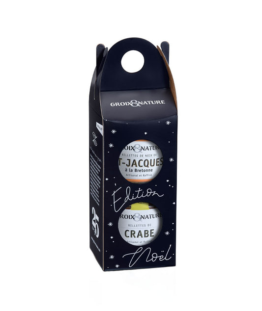 Coffret de Noël - Tartinable de Saint-Jacques et crabe