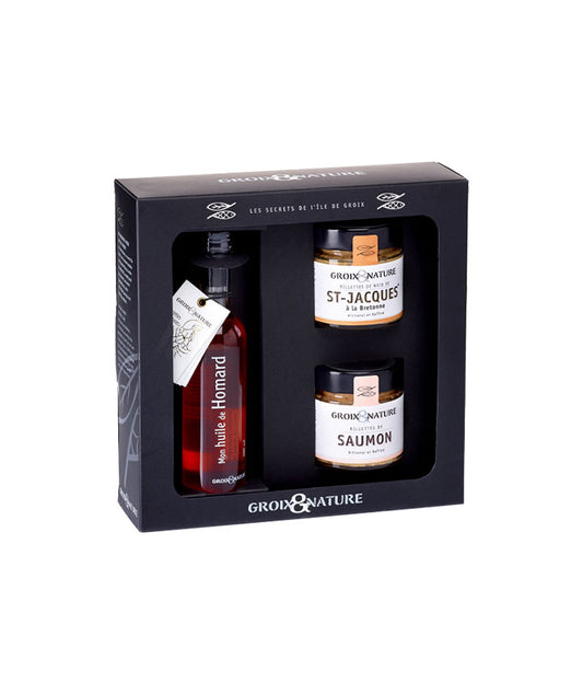 Coffret Secrets Île de Groix - Rillettes Saint-Jacques et Saumon