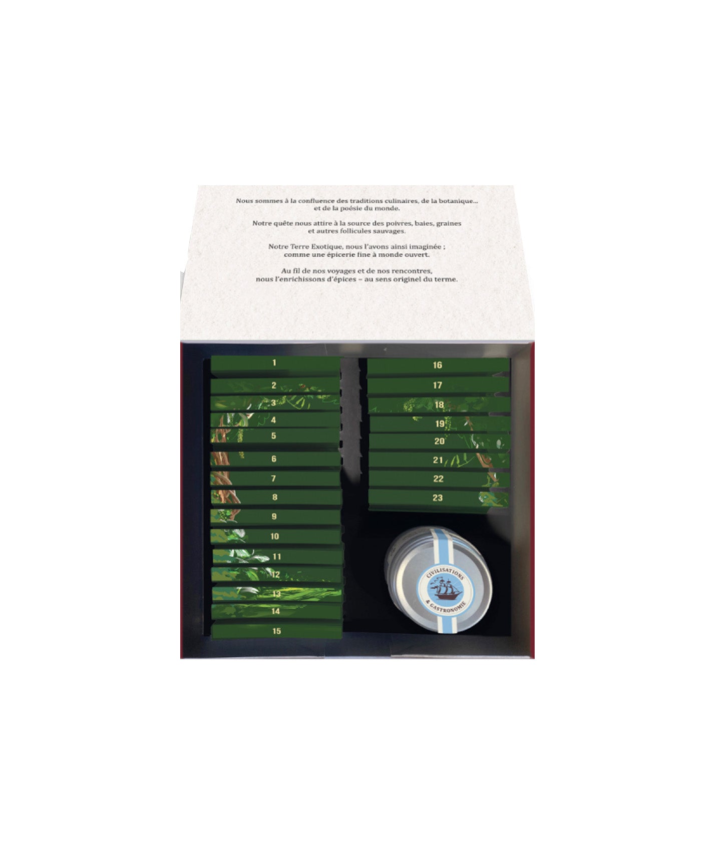 Coffret découverte d’épices et de poivres