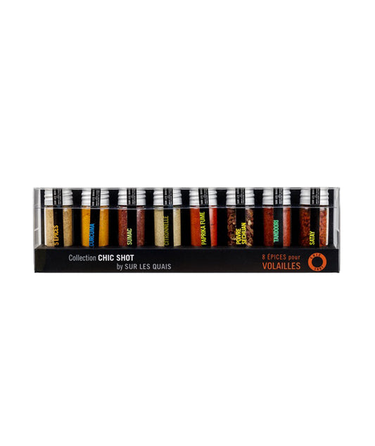 Coffret 8 épices pour volailles