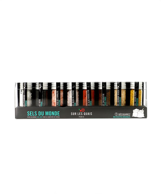 Coffret de 8 sels du monde