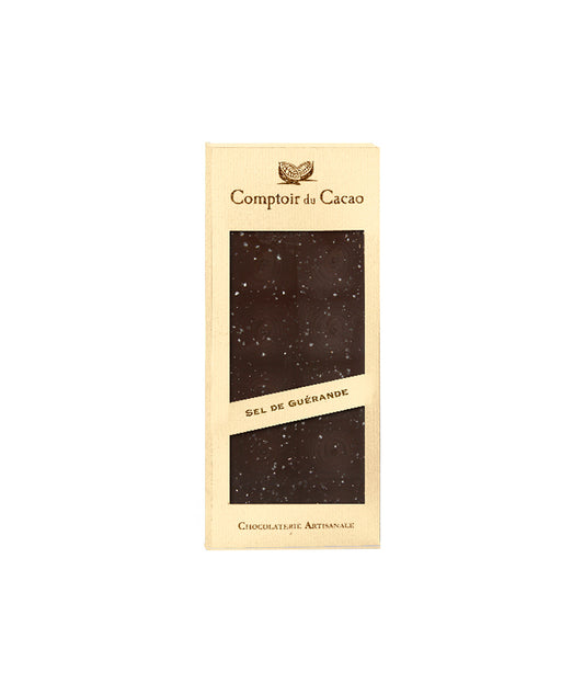 Tablette chocolat noir et fleur de sel