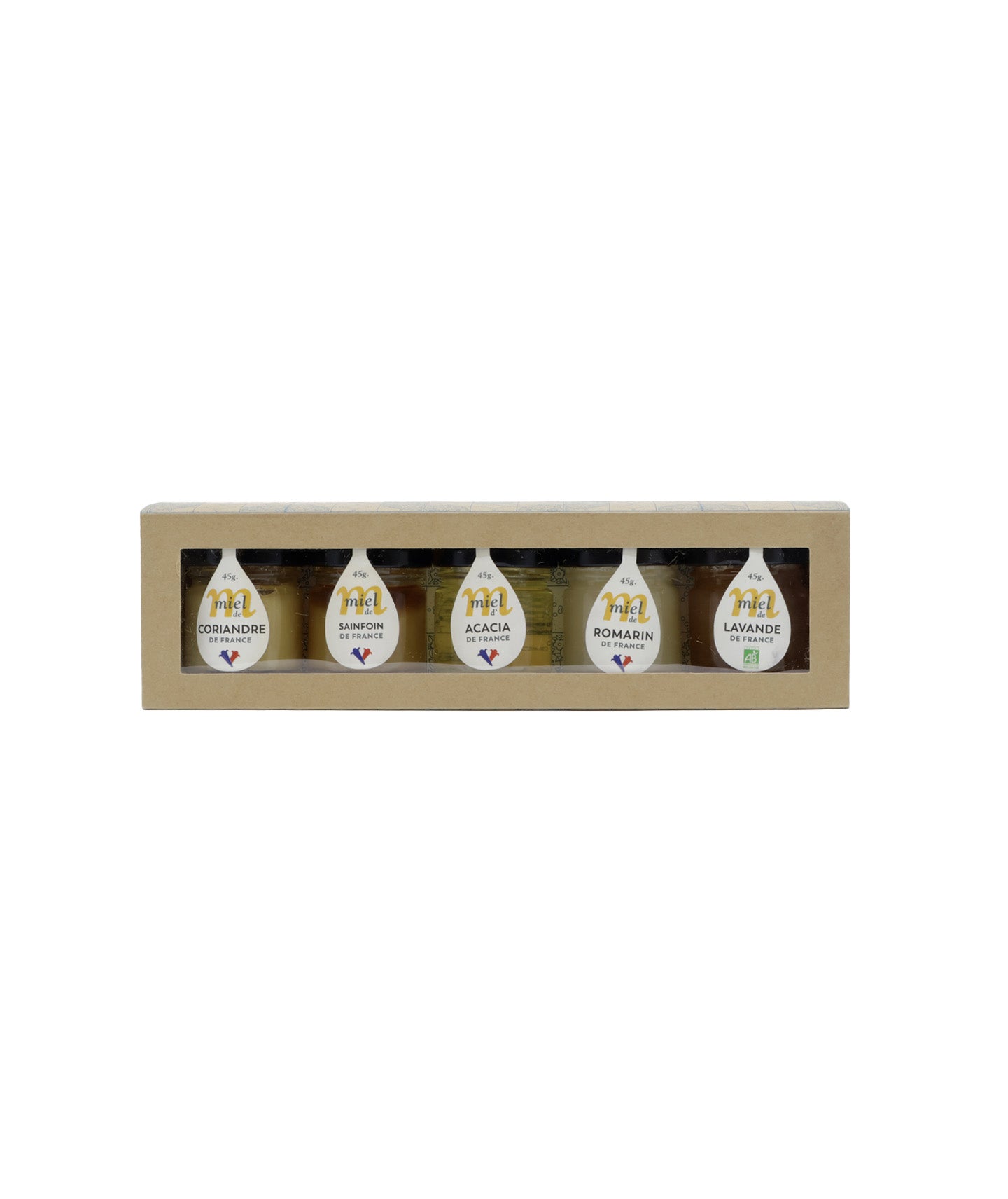 Coffret 5 miels de France