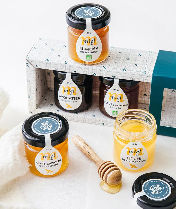 Coffret 5 miels du monde