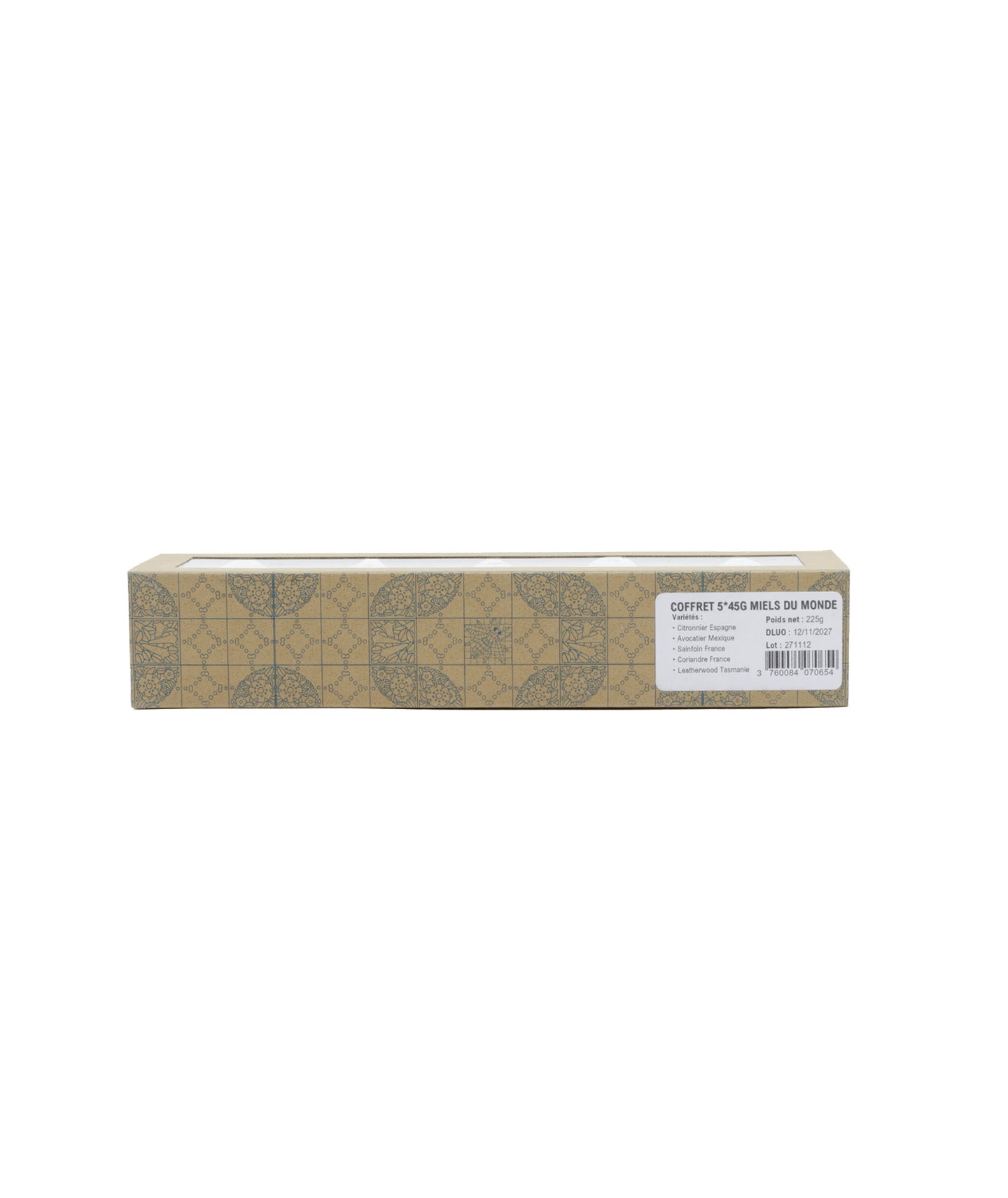 Coffret 5 miels du monde
