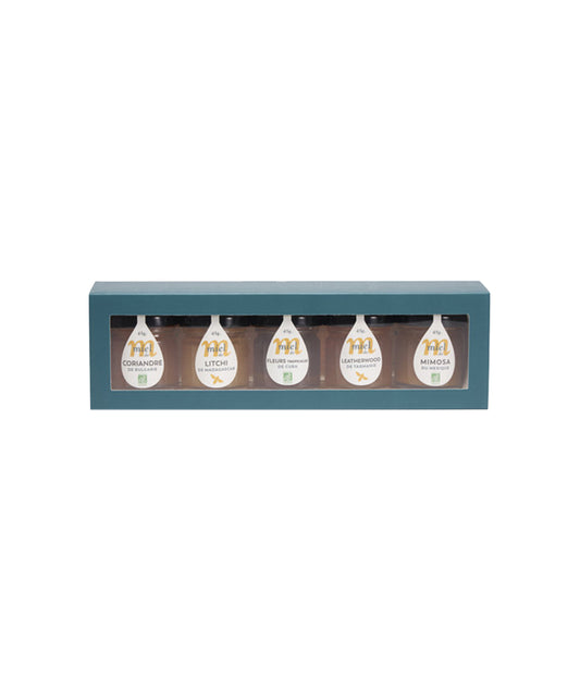 Coffret 5 miels du monde