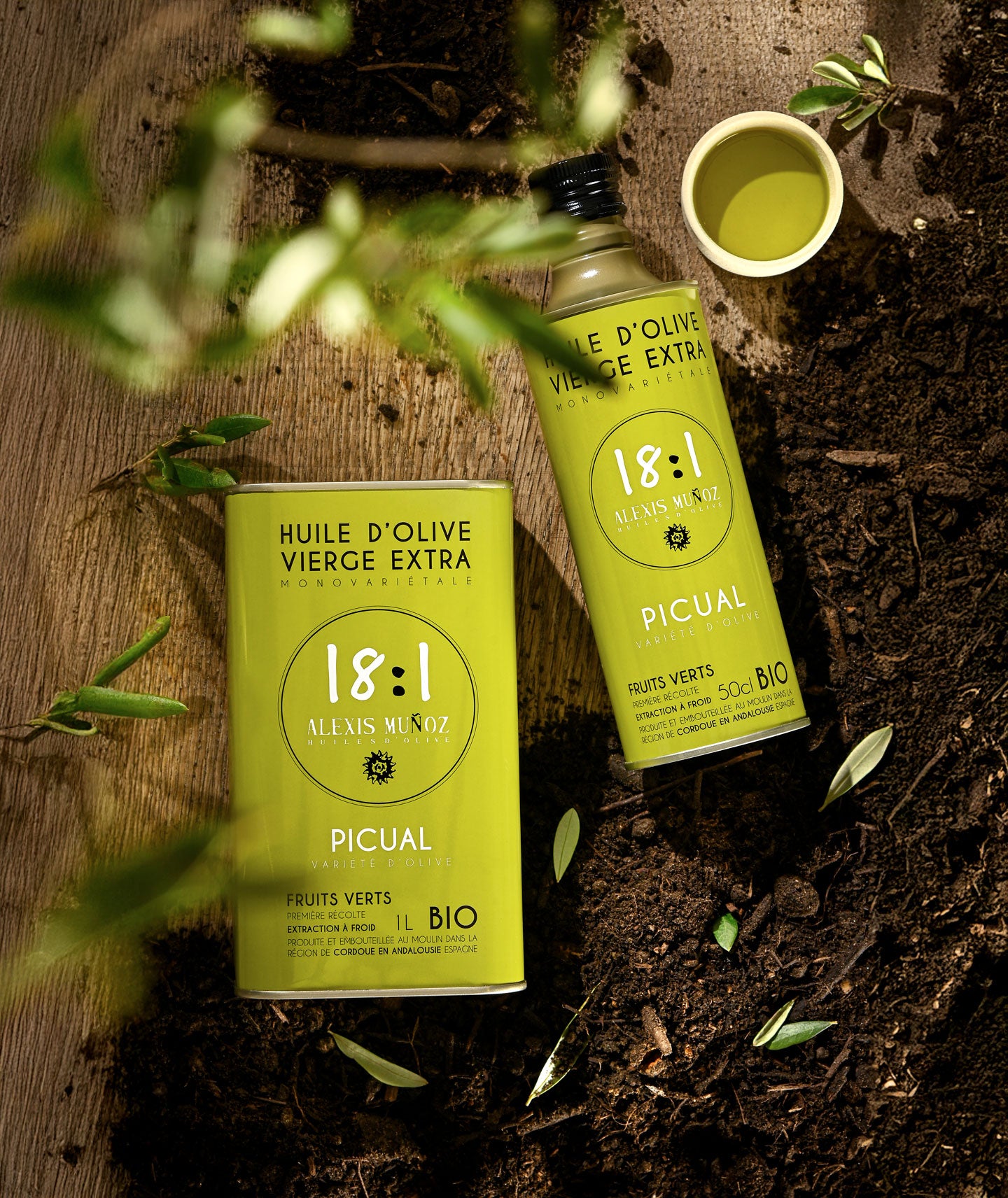 Huile d'olive 18:1 - Picual 500ml