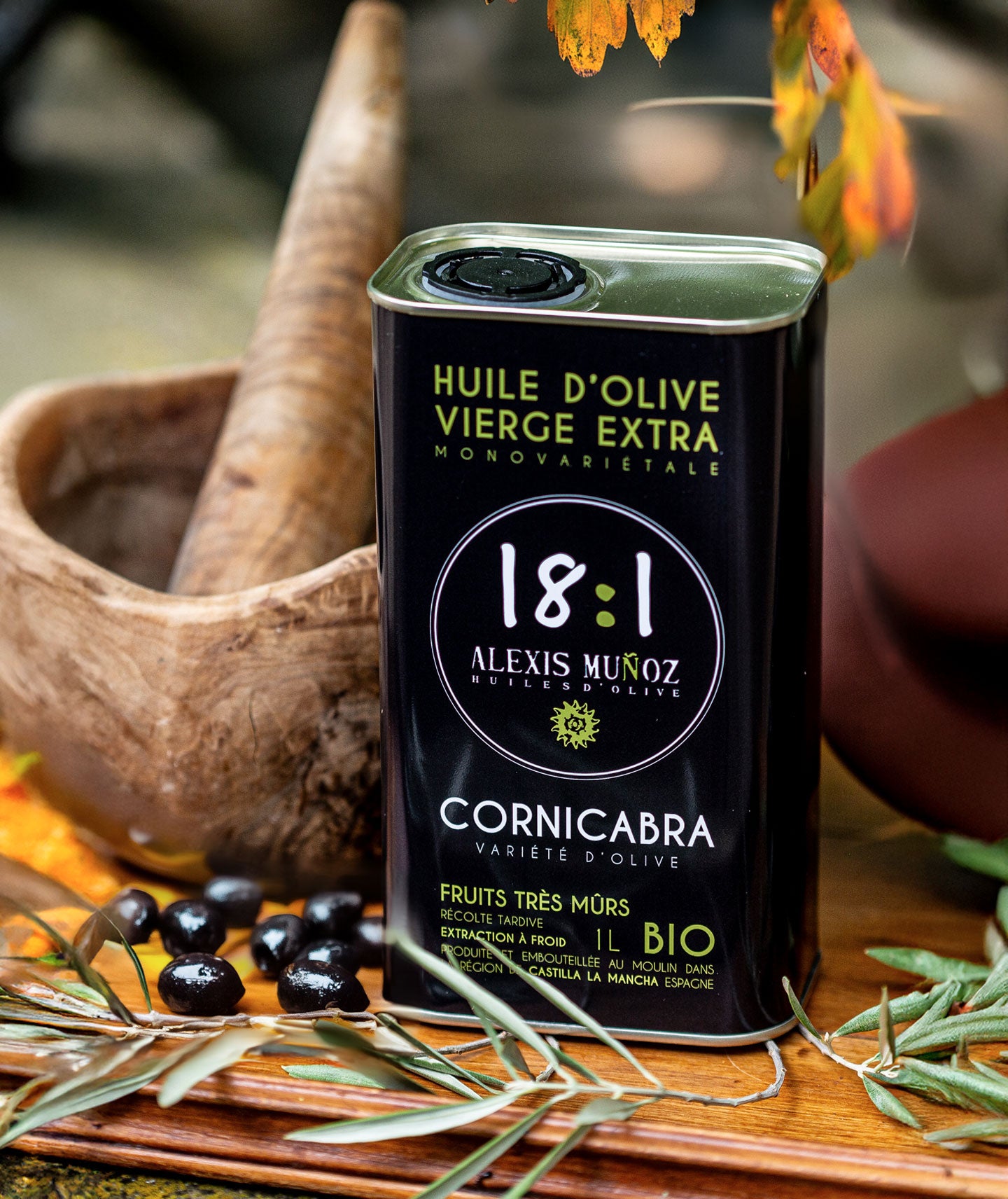 Huile d'olive 18:1 - Cornicabra 1L