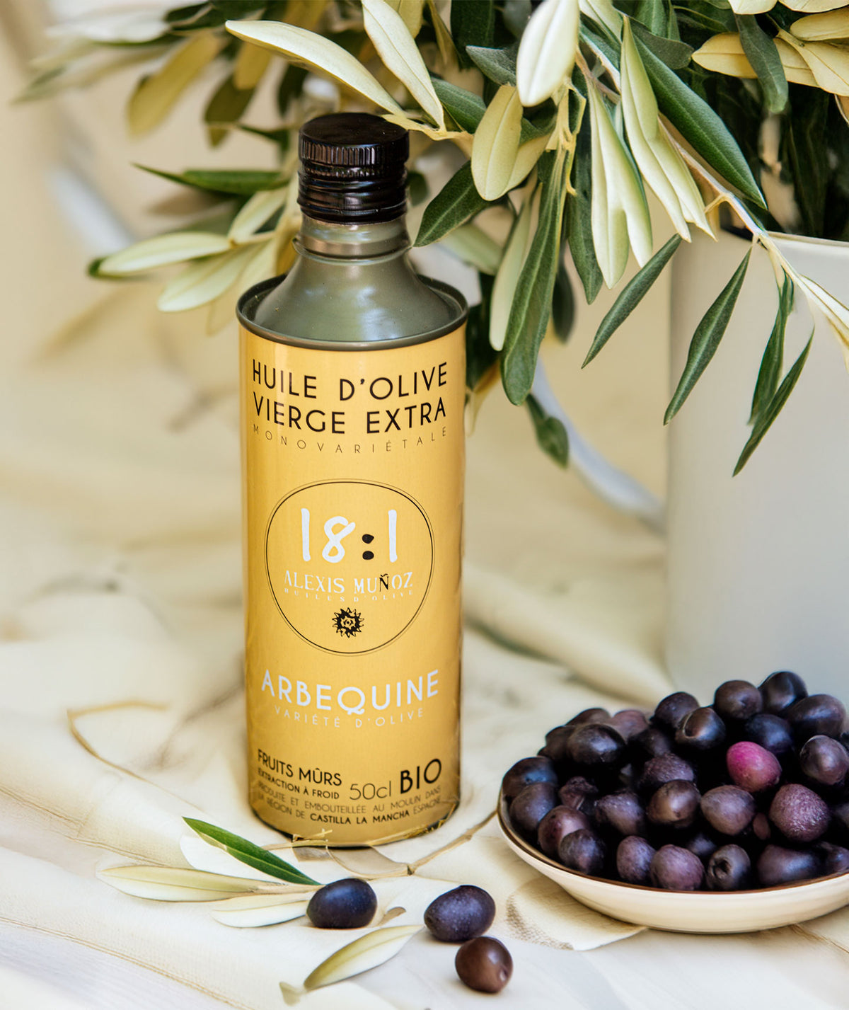 Huile d'olive 18:1 - Arbequine 500ml