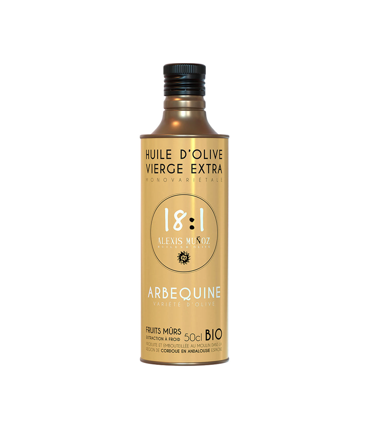 Huile d'olive 18:1 - Arbequine 500ml