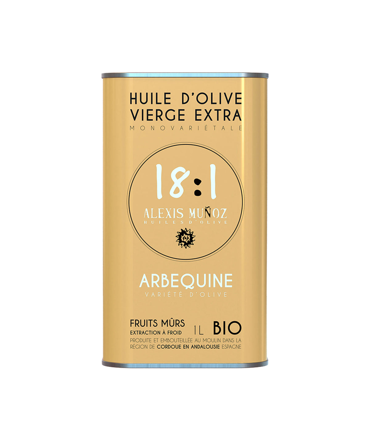 Huile d'olive 18:1 - Arbequine 1L