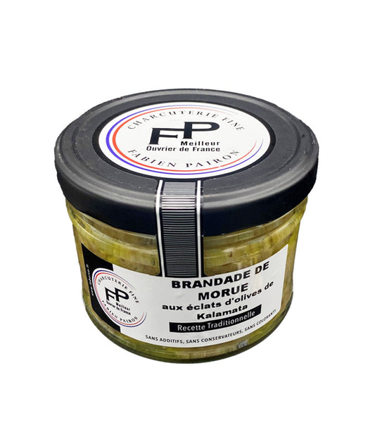 Brandade de morue aux éclats d'olives de Kalamata