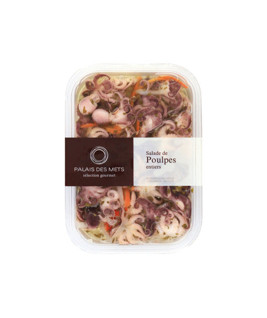 Salade de poulpes entiers