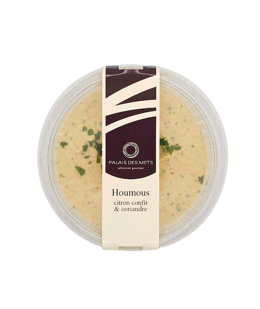 Houmous citron confit et coriandre