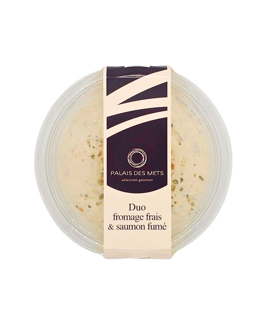 Duo fromage frais et saumon fumé