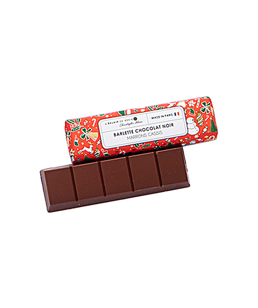 Barlette Chocolat Noir Marrons Cassis