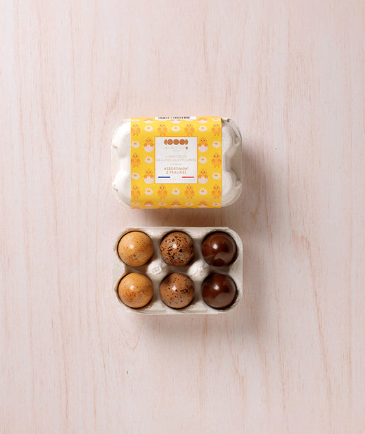 6 mini assortiements d'oeufs