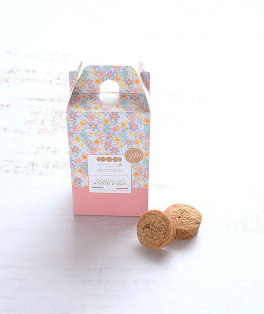 Mini cookies gianduja lait noisette d'italie