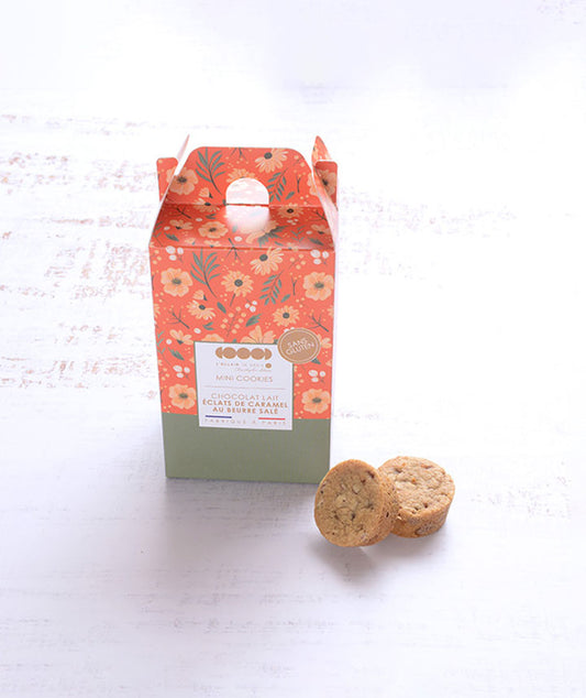 Mini cookies chocolat lait éclat de caramel