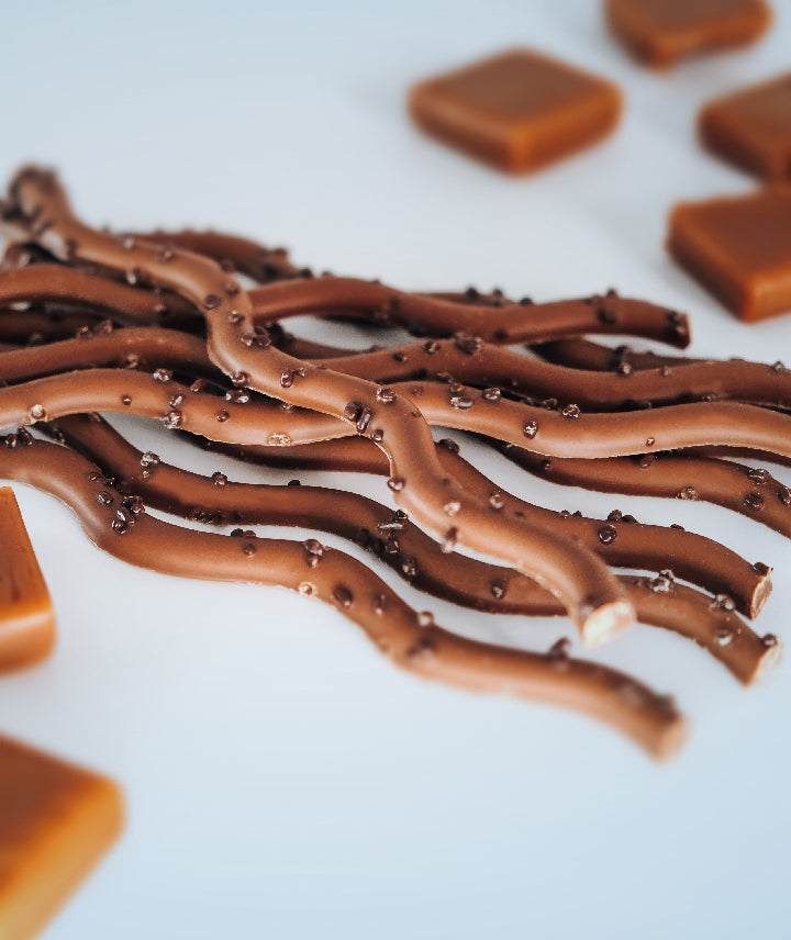 Sarment chocolat au lait et caramel