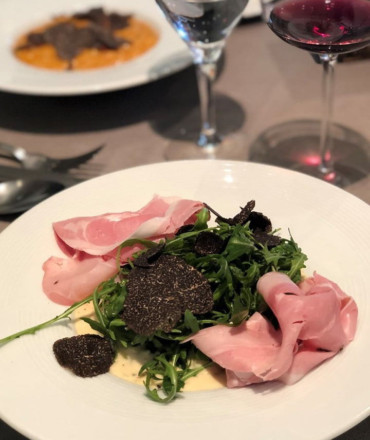 Crème de cèpes et truffes blanches