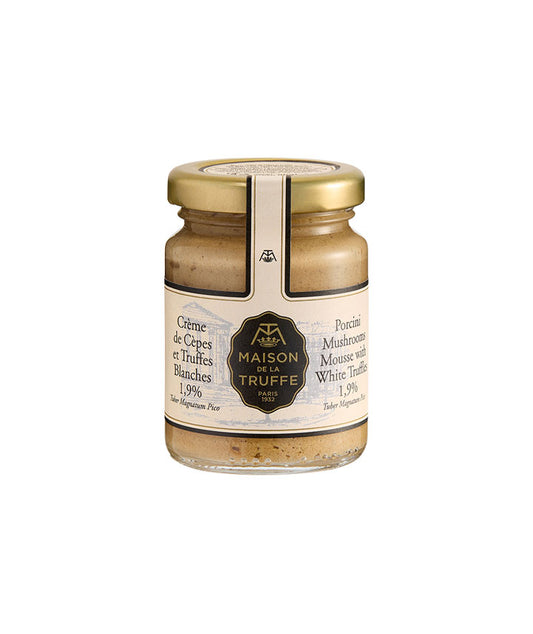 Crème de cèpes et truffes blanches