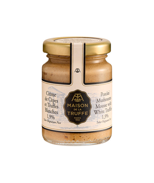 Crème de cèpes et truffes blanches