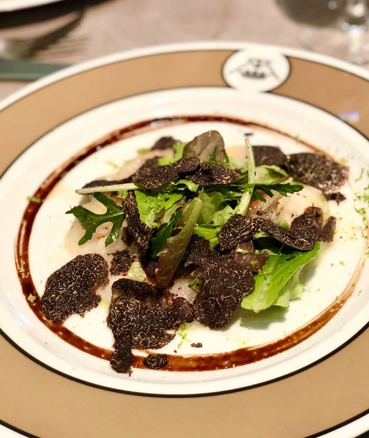 Carpaccio de truffes d'été