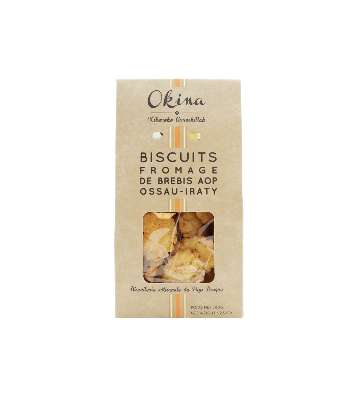 Biscuit au fromage de brebis AOP Ossau-Iraty