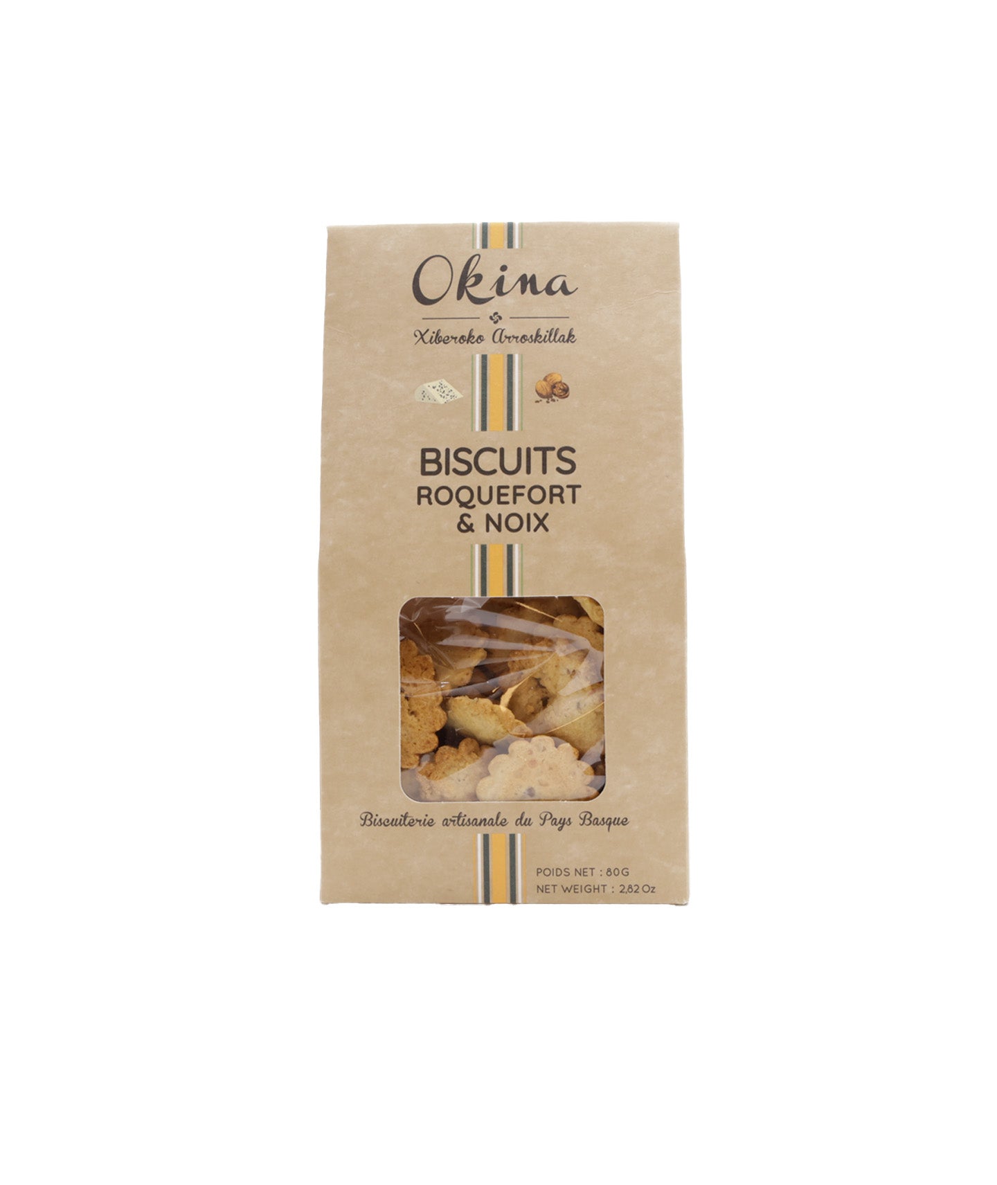 Biscuit au roquefort et noix