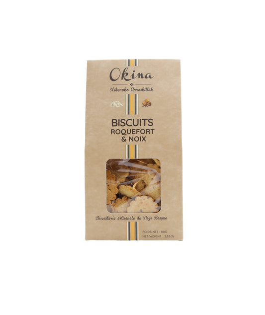 Biscuit au roquefort et noix